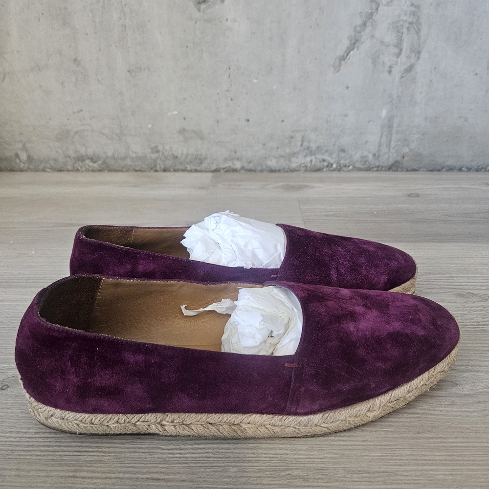 Christian Louboutin Purple Suede Espadrille Flats. Mens 10 1/2